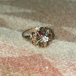 ♠️Masonic Women’s Ring Size 8 10k